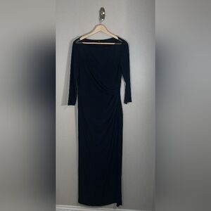 Lauren Ralph Lauren Formal Long Dress Wedding Guest Mother Bride Groom Size 12